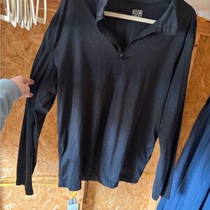 32 Degrees Charcoal Quarter-Zip Top